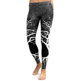 Tree Printed Leggings -The Yoga Wear