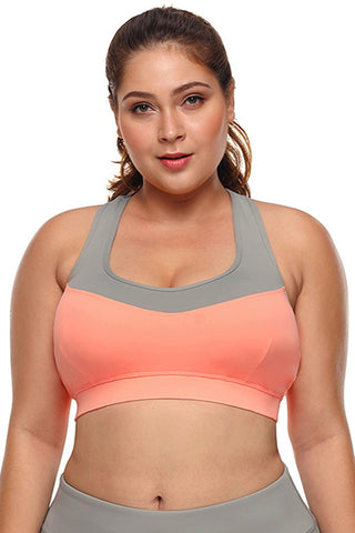 Crossed Keyhole Sports Bra - The Yoga Wear