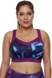 Abstract Printed Plus Size Yoga Top - The Yoga Wear