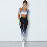 Black and White Gradient Yoga Pant --The Yoga Wear