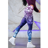 Abstract Printed Yoga Leggings --The Yoga Wear